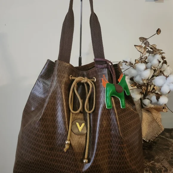 Mario Valentino Vintage  Weekender EUC - Picture 1 of 16